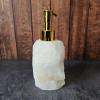 Distributeur de savon liquide en pierre naturelle - Cristal de Roche