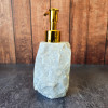 Distributeur de savon liquide en pierre - Aventurine Bleue