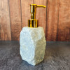 Distributeur de savon en aventurine Bleue