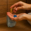 Distributeur de savon Aventurine Bleue – Élégance minérale et sérénité