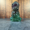 Statuette de Bouddha en Fluorine Multicolore
