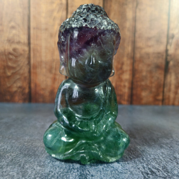 Statue Bouddha Fluorine Multicolore – Harmonie & Bien-être chez soi