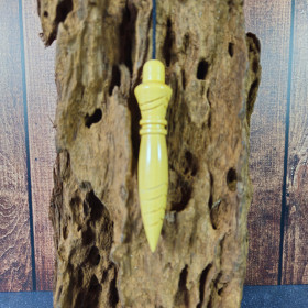 Pendule de radiesthésie Thot en buis naturel - vue complète du produit