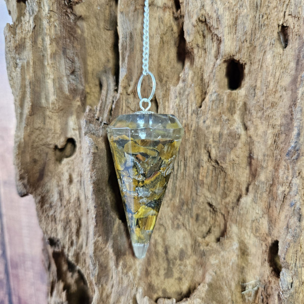 Pendule en Oeil de Tigre