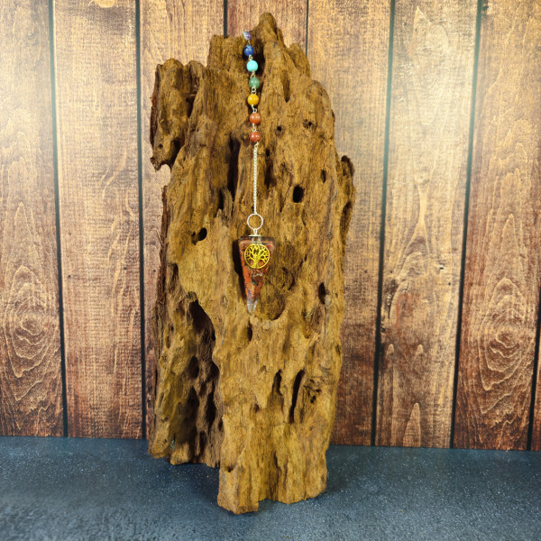 Pendule Orgonite 7 Chakras - Arbre de Vie