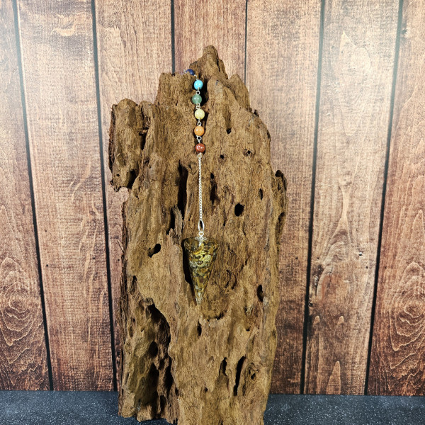 Pendule Orgonite 7 Chakras - Om