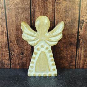 Ange en bois de manguier