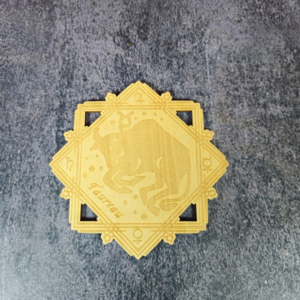 Plaque en bois Astrologique