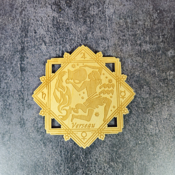 Plaque en bois Astrologique