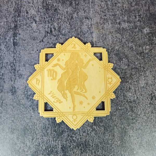 Plaque en bois Astrologique