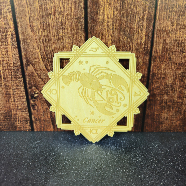 Plaque en bois Astrologique – Cancer