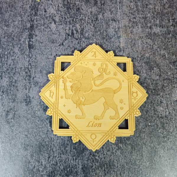 Plaque en bois Astrologique