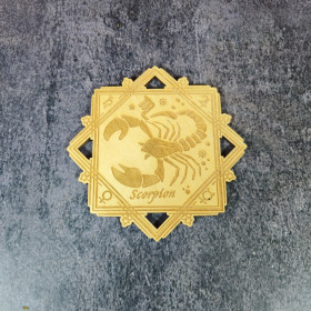 Plaque en bois Astrologique