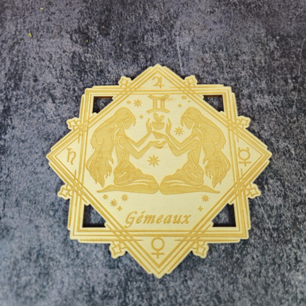 Plaque en bois Astrologique