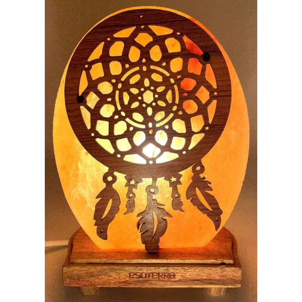 lampe de sel attrape-rêves
