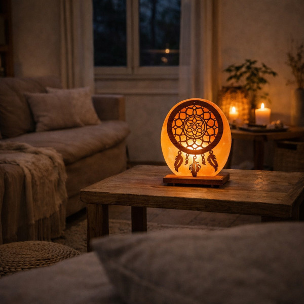 lampe sel attrape-rêves