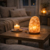 Lampe de sel Himalaya naturelle pour accompagner relaxation, lecture ou méditation