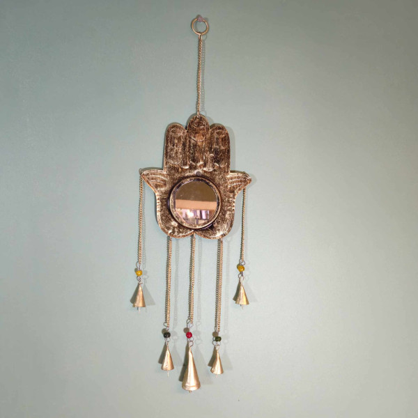 Carillon Indien Hamsa : Harmonie et Protection Artisanale