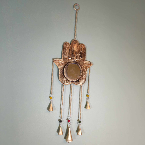 Carillon Indien Hamsa : Harmonie et Protection Artisanale