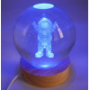 Veilleuse LED astronaute lumineuse – lampe de nuit douce pour chambre bébé et enfant