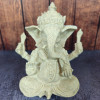 Statuette Ganesh gris détail visage statue hindoue protection sagesse décoration zen Namaste Visé