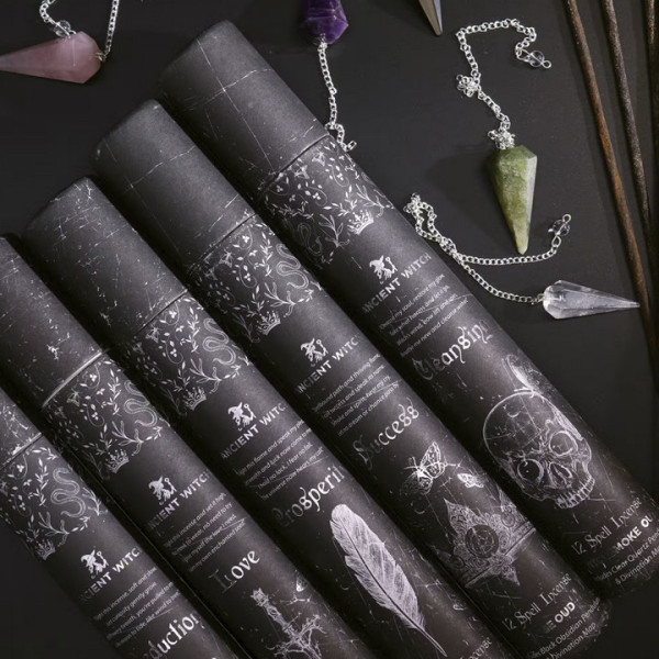 Coffret ésotérique purification avec encens rituel spirituel et pendules pour nettoyage des énergies