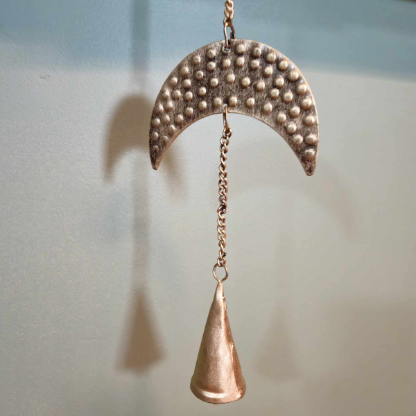 Carillon Indien Phases de Lune : Harmonie Artisanale pour Votre Intérieur