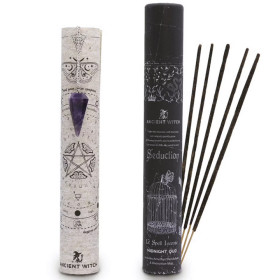 Rituel de séduction encens et pendule améthyste kit ésotérique attirance amour