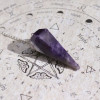 Pendule améthyste divinatoire rituel séduction amour lithotherapie attirance