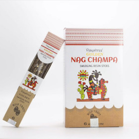 Bâtons de résine pour fumigation au Nag Champa doré