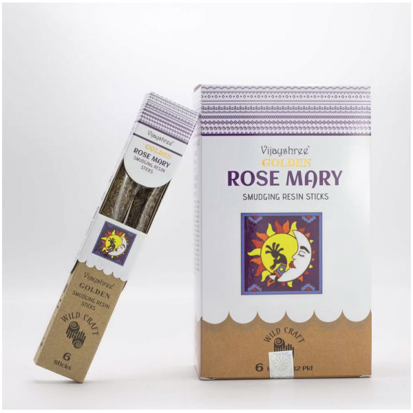 Encens résine Romarin Vijayshree pour rituel de purification et clarté mentale