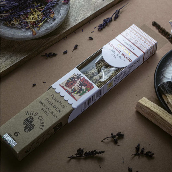 Bâtons de résine Bois de Santal pour méditation, ambiance zen et bien-être intérieur
