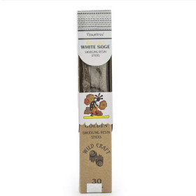Bâtons de résine pour fumigation à la Sauge blanche dorée