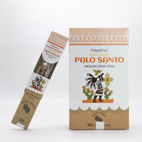 Encens résine Palo Santo Vijayshree pour nettoyage énergétique et harmonie spirituelle