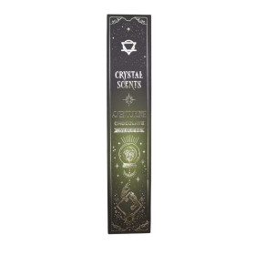 Encens Crystal Scents Aventurine et Chocolat pour prospérité, chance et bien-être en lithothérapie