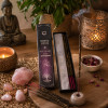 Encens à la Rose accompagné d'une pierre de lithotherapie