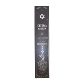 Encens Crystal Scents Lapis Lazuli Musc pour créativité, intuition et sérénité - Namaste Visé