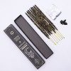 Kit encens bois de santal et pierre Tourmaline noire pour purification énergétique et protection