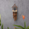 Carillon en bambou avec Bouddha pour jardin zen et ambiance apaisante - Namaste Visé