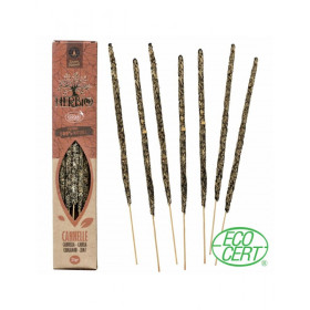 Boîte d'encens Herbio Cannelle avec bâtons naturels certifiés Ecocert