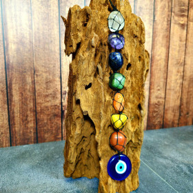 Pendant Œil Malin – Protection Énergétique & Pierres Naturelles | Namaste Visé