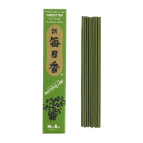 Encens japonais Morning Star Thé Vert – 50 bâtonnets