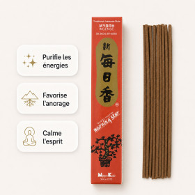 Encens japonais Morning Star Myrrh : purification, ancrage et calme de l’esprit
