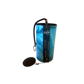 Carillon Zaphir Blue Moon avec cordon et attrape-vent noir pour méditation et relaxation