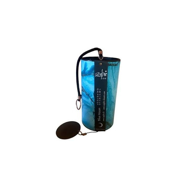 Carillon Zaphir Blue Moon avec cordon et attrape-vent noir pour méditation et relaxation