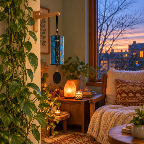 Carillon Blue Moon Zaphir en décoration zen chez Namaste Visé, près de Liège en Belgique