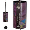 Carillon mélodique Zaphir Sufi entier et détail du cylindre violet, symbole de l’élément Terre