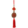 Porte-bonheur Feng Shui à 10 pièces chinoises, nœud rouge et pompon, proposé par Namaste Visé