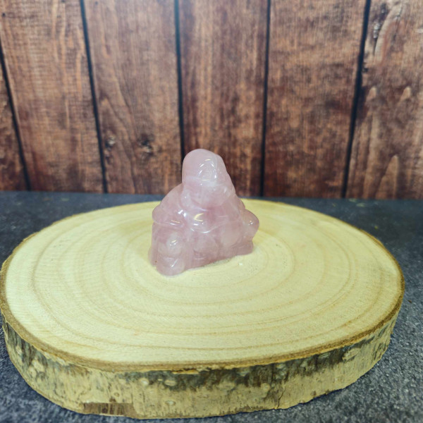 Quartz rose Bouddha