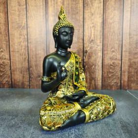 Statue de Bouddha Thaïlandais en Méditation – Sérénité et Élégance
